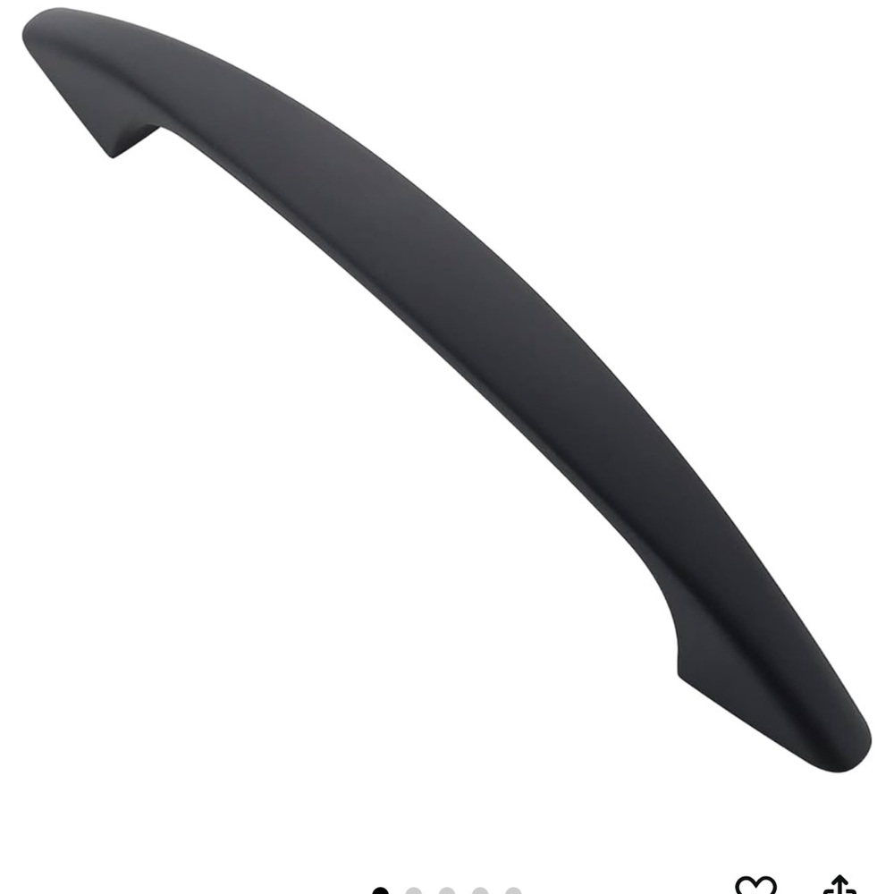 BLACK MATTE REPLICA MCM CABINET PULLS